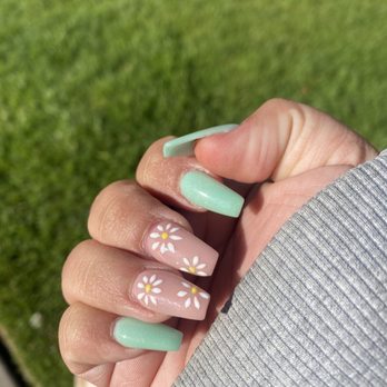 Diva Nails - These are the nails I requested inspired by a Pinterest picture & they did exactly wat I have asked for. - Nail Salons Near Me - Chula Vista, California