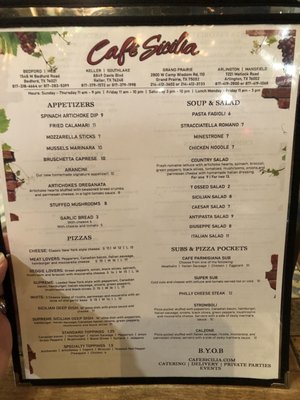 Menu photo 5 Cafe Sicilia Grand Prairie, TX Menu photo 5 Cafe Sicilia Grand Prairie, TX