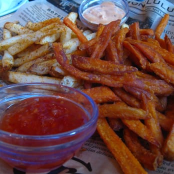 Pacific Catch - Basket of Fries - Sweet potato fries and spicy fries. - Seafood Near Me - San Francisco, California Pacific Catch - Basket of Fries - Sweet potato fries and spicy fries. - Seafood Near Me - San Francisco, California