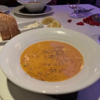 Eddie V's Prime Seafood - Maine Lobster Bisque - Steakhouses Near Me - Houston, Texas Eddie V's Prime Seafood - Maine Lobster Bisque - Steakhouses Near Me - Houston, Texas