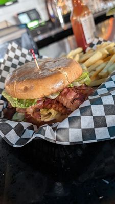 Photo of PJ SPORTS BAR - Moreno Valley, CA, US. BLT on brioche