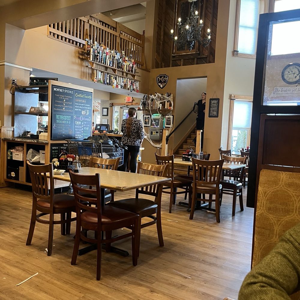 Inside the restaurant. Inside the restaurant.