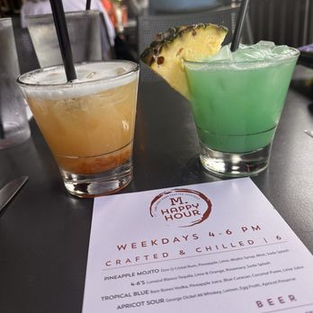 Marlow's Tavern - Tropical blue and apricot sour - New American Near Me - Cumming, Georgia