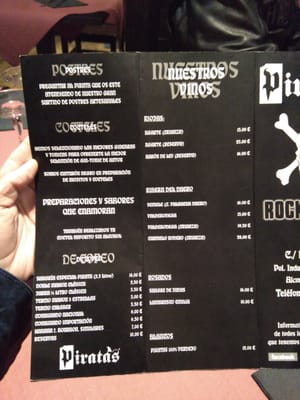 Menu photo 8 Pirata's Alcorcón, M