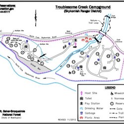 Troublesome Creek Campground - Troublesome map.