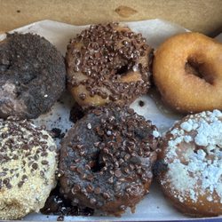 Fractured Prune - Top row: cookies n cream, caramel bliss, salted caramel Bottom row: smores, death by chocolate, French toast