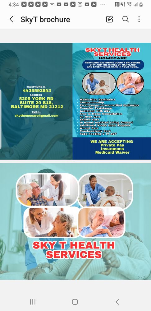 Sky-T Home Care Service - home care agency in Baltimore, MD