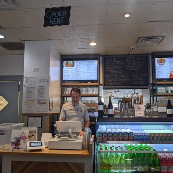 Maya's Modern Mediterranean - The wizard behind the curtains, behind the counter. - Mediterranean Near Me - Dallas, Texas
