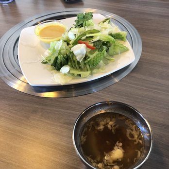 Kui Korean BBQ - salad and soup - Korean Near Me - Highland, Indiana