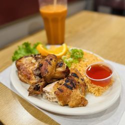 Thai Original BBQ - Thai Bbq Chicken (S1) with Thai Iced Tea