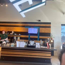 Front counter.