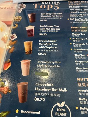 Menu photo 4 NUTTEA Vancouver, BC