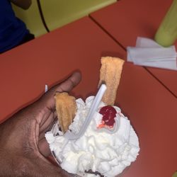 Martha's Ice Cream - Churro sundae