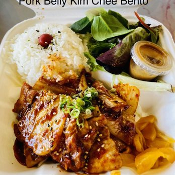 Okome Bento And Sushi - Pork Belly & Kimchee Bento - Japanese Near Me - Kapolei, Hawaii