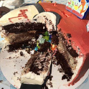 Heavenly Chocolate Creations - Pokémon cake with toy filled center - Candy Stores Near Me - Jacksonville, Florida