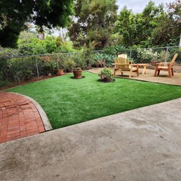 New turf and decomposed granite installed by Miguel New turf and decomposed granite installed by Miguel