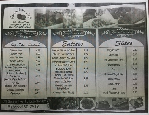 Menu photo 1 Georgetown Cafe Lexington, KY