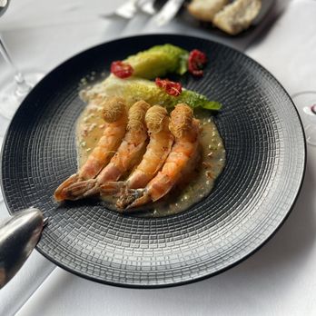 Restaurant Kampa Park - Tygri Krevety - Tiger Prawns - Mediterranean Near Me - Prague, Puerto Rico Restaurant Kampa Park - Tygri Krevety - Tiger Prawns - Mediterranean Near Me - Prague, Puerto Rico