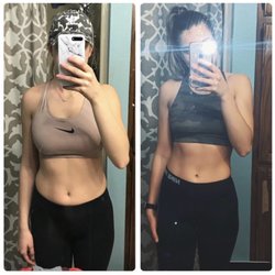 Before and after 1 month with us
