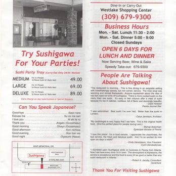 Sushigawa - Sushi Bars Near Me - Peoria, Illinois Sushigawa - Sushi Bars Near Me - Peoria, Illinois