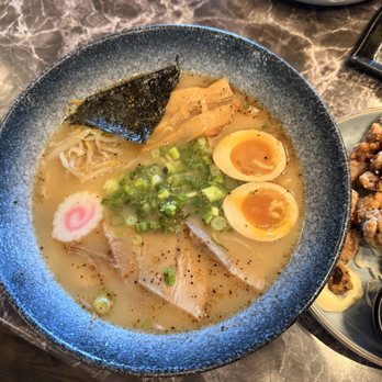 Kumako Ramen Den - tonkatsu ramen with added egg (perfect egg) - Ramen Near Me - San Jose, California