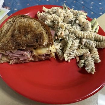 Bruce's Fabulous Foods - 1/2 Reuben Sandwich and pasta salad. - Southern Near Me - Marion, North Carolina
