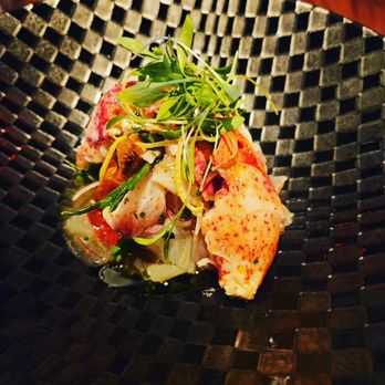 WAKUDA - Poached lobster over sashimi - Japanese Near Me - Las Vegas, Nevada WAKUDA - Poached lobster over sashimi - Japanese Near Me - Las Vegas, Nevada