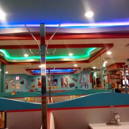 Varying lighting colours in a fifties manner Varying lighting colours in a fifties manner