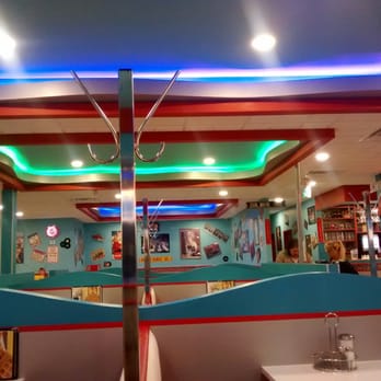 Angel's Diner - Varying lighting colours in a fifties manner - Diners Near Me - Guelph, Ontario Angel's Diner - Varying lighting colours in a fifties manner - Diners Near Me - Guelph, Ontario