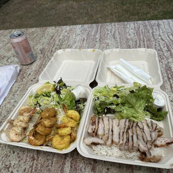 Aloha Mix Cafe - Shrimp sampler - Food Trucks Near Me - Naalehu, Hawaii Aloha Mix Cafe - Shrimp sampler - Food Trucks Near Me - Naalehu, Hawaii