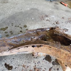 G & R Auto Service - Completely rotted cradle from a ford focus!!