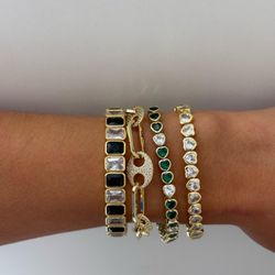 Lady Lanell Couture - Beautiful Link crystal bracelets