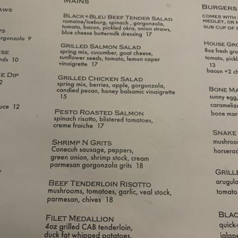 Southwood Kitchen - Menu description of beef tenderloin risotto. - Seafood Near Me - Daphne, Alabama