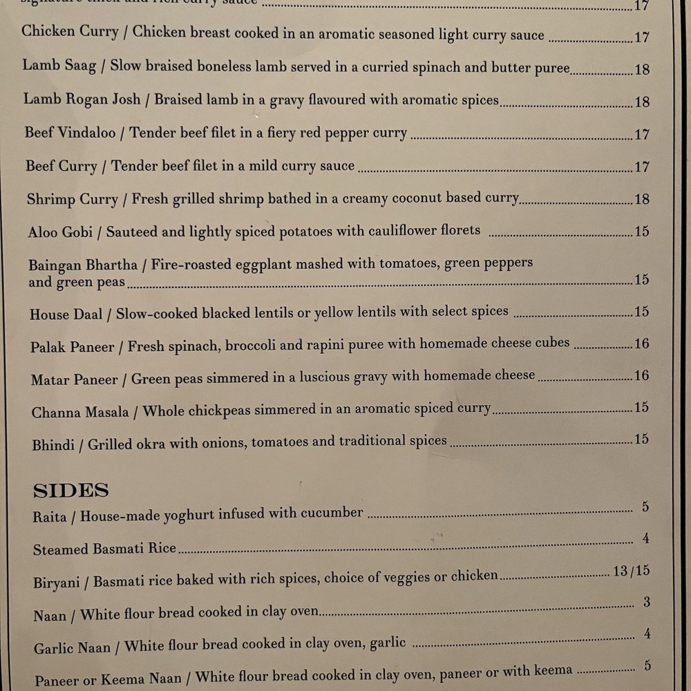 Sher-E-Punjab - Menu from August 2024 - Indian Near Me - Toronto, Ontario Sher-E-Punjab - Menu from August 2024 - Indian Near Me - Toronto, Ontario