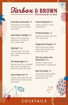 Menu photo 8 Tarbox & Brown San Marcos, TX Menu photo 8 Tarbox & Brown San Marcos, TX