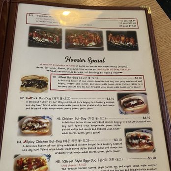 Hoosier Seoulmate Korean Restaurant - Menu...wings and hot dogs! - Korean Near Me - Bloomington, Indiana Hoosier Seoulmate Korean Restaurant - Menu...wings and hot dogs! - Korean Near Me - Bloomington, Indiana