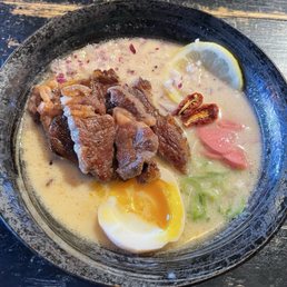 Tonkotsu Beef Steak / 豚骨牛排拉面