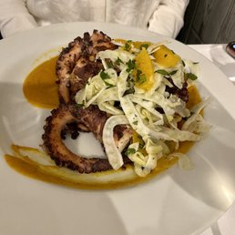 Octopus and fennel salad. Octopus and fennel salad.