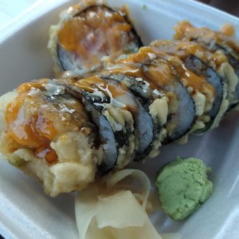 Tokyo Dori Sushi and Grill - B-52ROLL Only thing that I wasn't thinking about is it being warm since I like sushi cold but it was so delicious that it didn't matter - Japanese Near Me - Rocklin, California Tokyo Dori Sushi and Grill - B-52ROLL Only thing that I wasn't thinking about is it being warm since I like sushi cold but it was so delicious that it didn't matter - Japanese Near Me - Rocklin, California