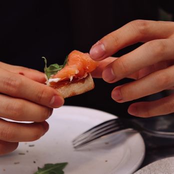 La Fontaine Restaurant - Smoked Salmon Crostini - French Near Me - Mountain View, California La Fontaine Restaurant - Smoked Salmon Crostini - French Near Me - Mountain View, California
