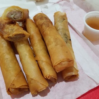 Alyssandra's Lumpia Express - Inside of the Shanghai (pork) Lumpia - Filipino Near Me - Waipahu, Hawaii