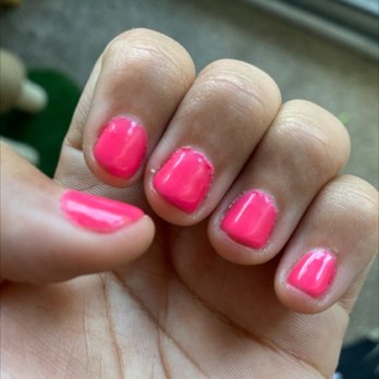 Phenomenails salon - Pink gel manicure - Waxing Near Me - Oakland, California