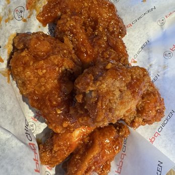 bb.q Chicken - Secret sauce bone in wings - Chicken Shop Near Me - Dublin, California