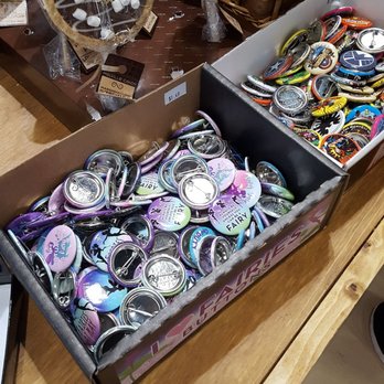 Rocket Fizz - We can always use a good button. They are $1.49 each here. - Candy Stores Near Me - Kalamazoo, Michigan