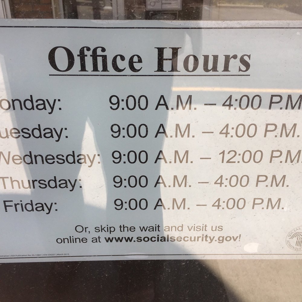Social Security - Hours May 2019 - Public Services & Government Near Me - Hudson, New York Social Security - Hours May 2019 - Public Services & Government Near Me - Hudson, New York