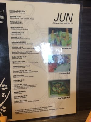 Menu photo 2 Jun Japanese Restaurant Colorado Springs, CO Menu photo 2 Jun Japanese Restaurant Colorado Springs, CO