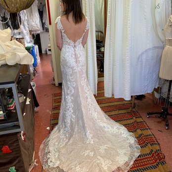 Meifei - back view- she tailored the back to fit my frame and stitched down the sleeves so they didn't poke out and fit more like cap sleeves - Sewing & Alterations Near Me - San Francisco, California