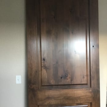 Custom Cabinets & Refinishings - Stained alder wood door with glaze. - Refinishing Services Near Me - Murrieta, California