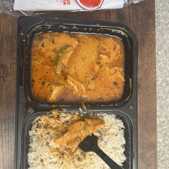 Tikka Drive - Combo meal: chicken masala and Butter Chicken with basmati rice - Indian Near Me - Chandler, Arizona Tikka Drive - Combo meal: chicken masala and Butter Chicken with basmati rice - Indian Near Me - Chandler, Arizona