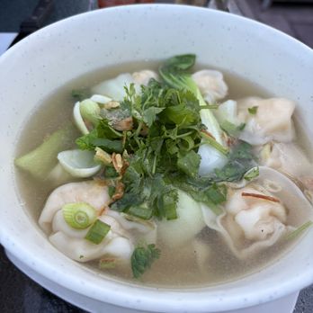 Zab Zab Thai Cuisine - Shrimp wonton soup - Thai Near Me - Monterey, California Zab Zab Thai Cuisine - Shrimp wonton soup - Thai Near Me - Monterey, California